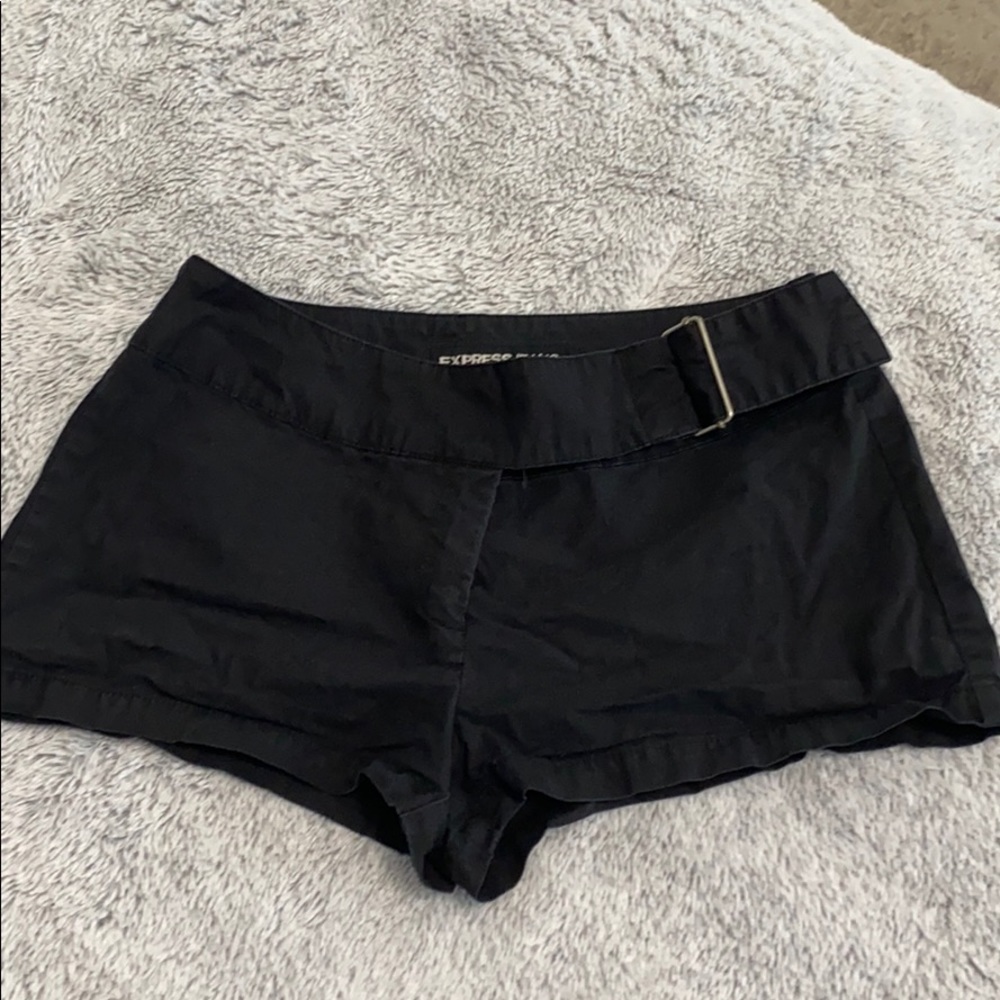 Express Black Shorts